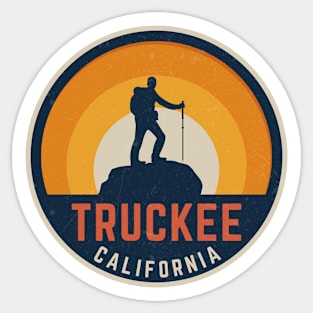 Truckee California Hiking Sticker